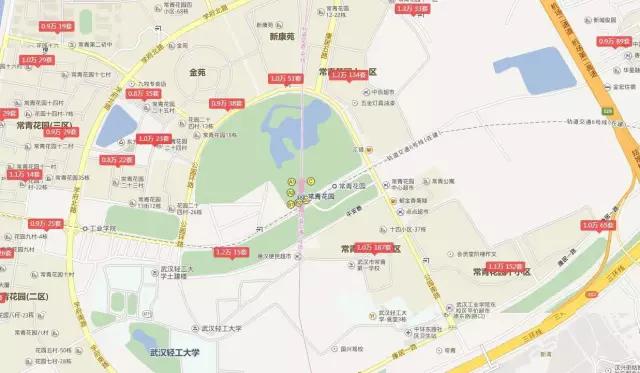 武汉地铁19号线最好房价,武汉地铁六号线沿线楼盘价格