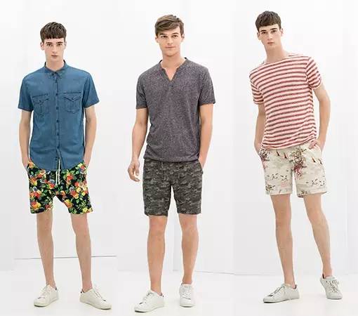 潮男简单短裤,夏日短裤该怎么搭