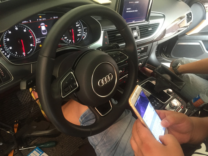 奥迪a7楼兰宝盒安装教程,14款奥迪a7改装潜力