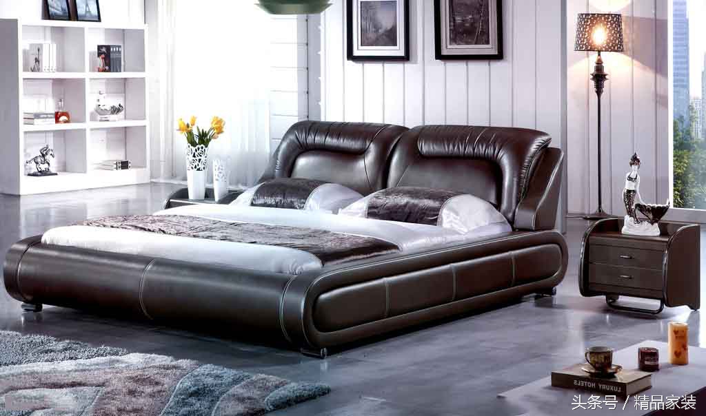 实木床布艺床,实木床好皮床好