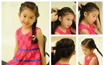 儿童头发简单扎法6-12岁自己扎,儿童扎头发教程简单2-3岁