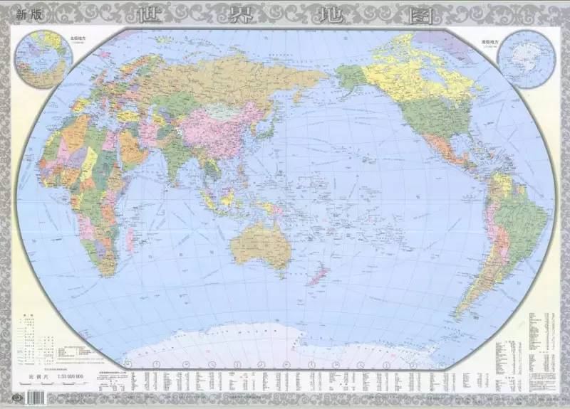 新编《世界地图》附图设计