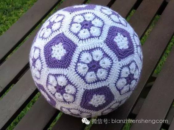 钩针方格非洲菊图解,非洲菊拼花的钩针图解