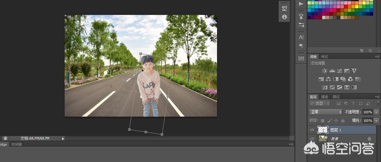 ps照片换背景最简单方法,ps照片换背景后怎么去除痕迹