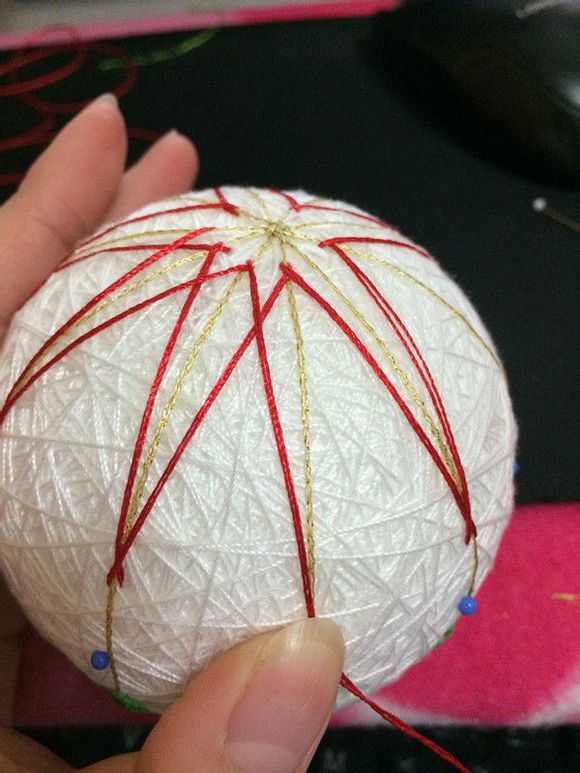 手鞠球多面体图案,手鞠球艺术