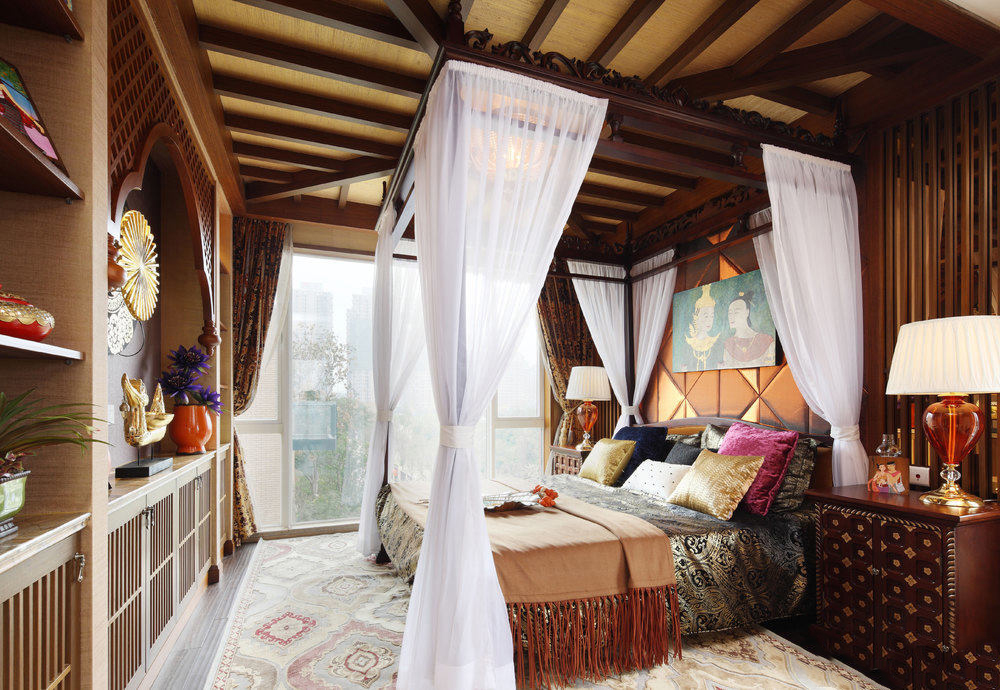 原木风卧室打造布置,木质卧室布置