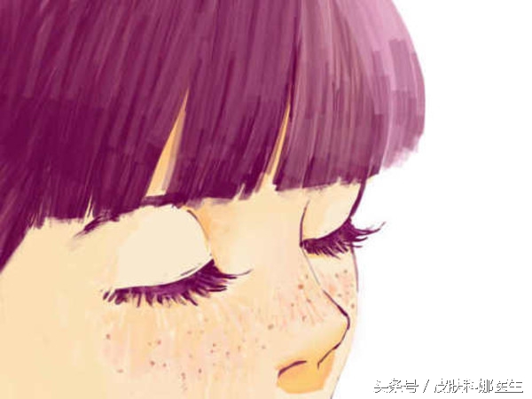 脸上长了一个圆圆的褐色斑点,如花似玉的年纪60岁的脸