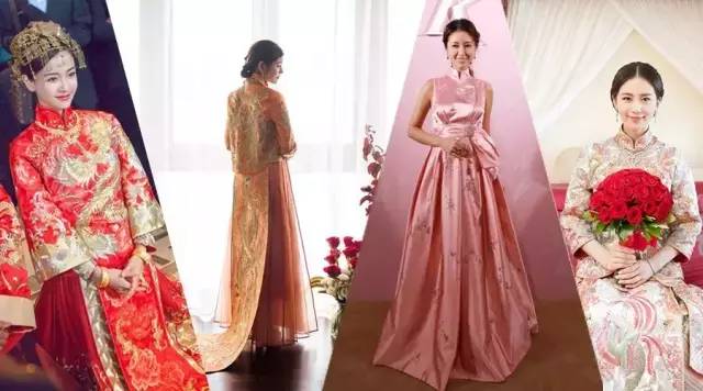 看林心如刘诗诗Angelababy传统婚礼服，谁是最美新娘？