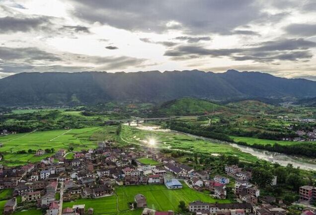 航拍大美炎陵，此处是桃源