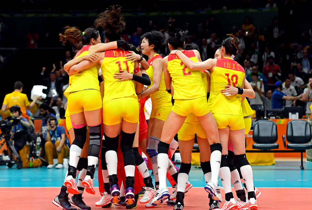 中国女排与普通人的对比,中国女排悬殊比分