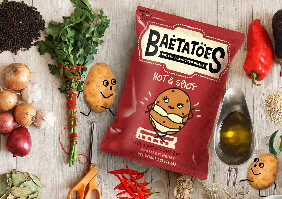 薯片包装设计作品,薯片包装设计有哪些创意点