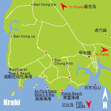 泰国甲米岛旅游攻略图,泰国甲米岛旅游景点介绍图