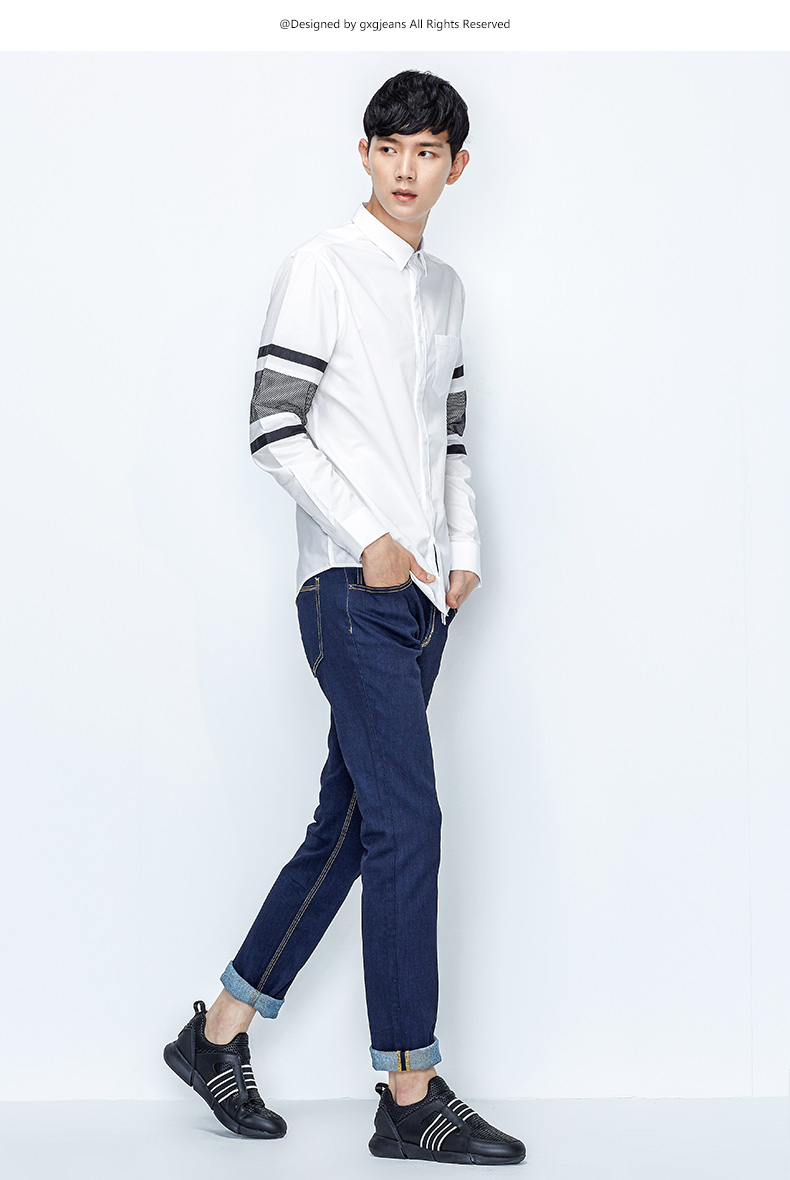 秋季衬衫潮男,早秋新款男士洋气衬衫