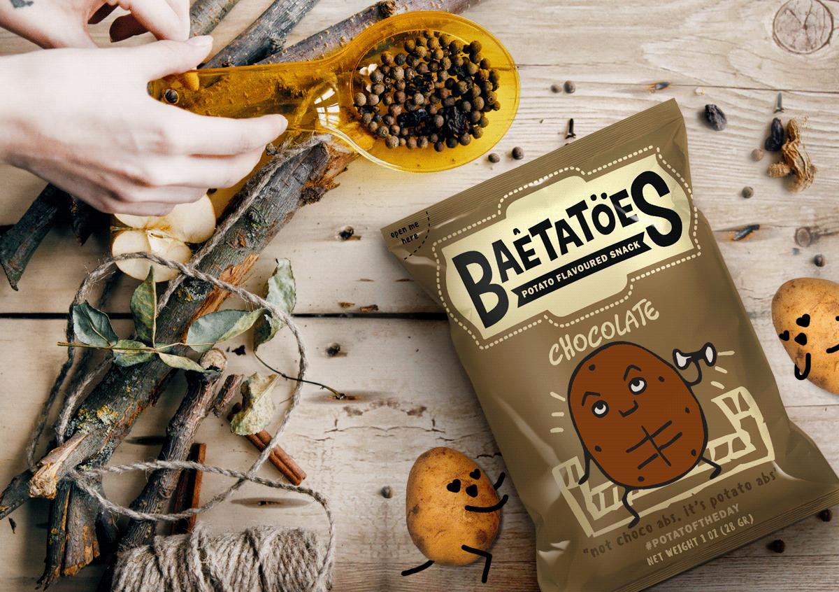 薯片包装设计作品,薯片包装设计有哪些创意点