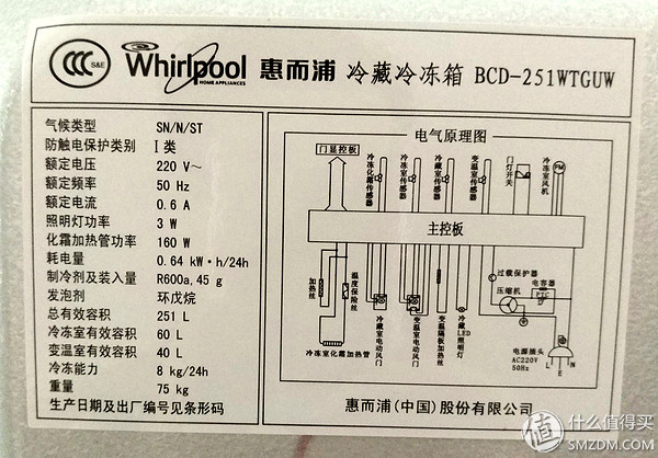 惠而浦bcd-252wte冰箱,惠而浦冰箱bcd518好吗