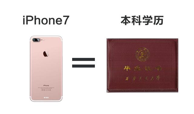 入户，学历，技能丨一台iPhone7，能带来什么