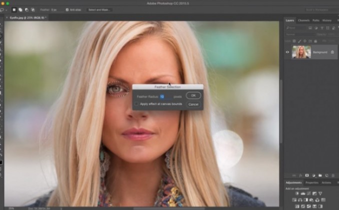 ps怎么修眼白偏色,ps修复眼睛大小眼
