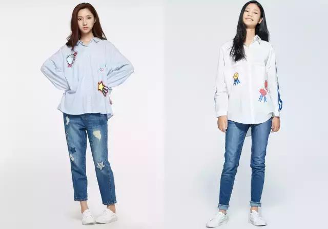 宋佳刘诗诗直筒裤,刘诗诗宋佳最爱的衬衫