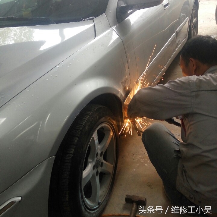 汽车钣金有个洞怎么补,汽车钣金破了一个洞