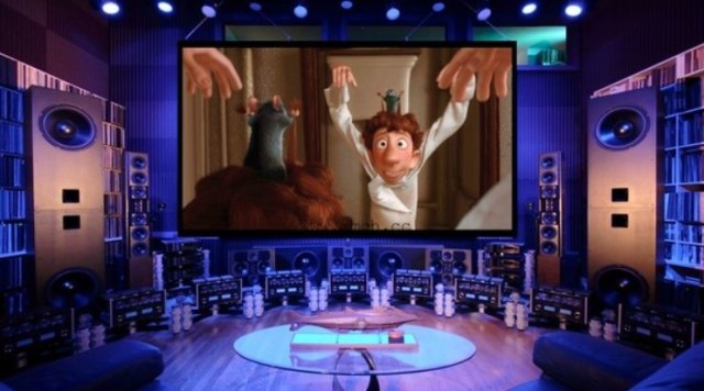 4个音箱同时播放,4个音箱组合