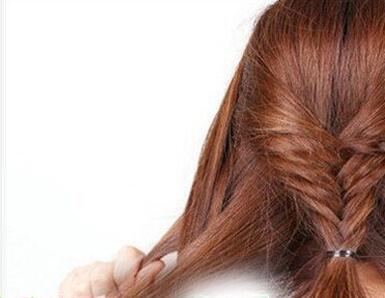 鱼尾麻花辫编发教程,辫鱼尾发简单教程