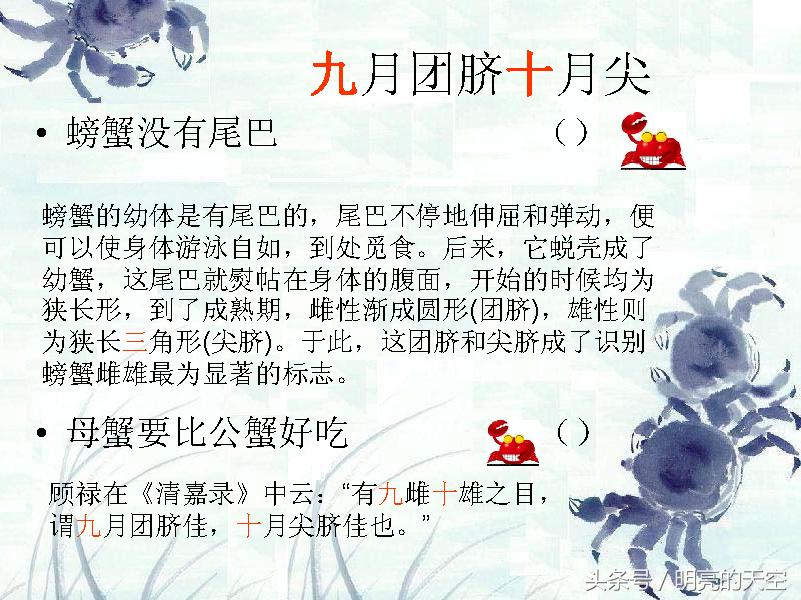 秋风起蟹脚痒下一句,秋风起蟹脚痒沪语