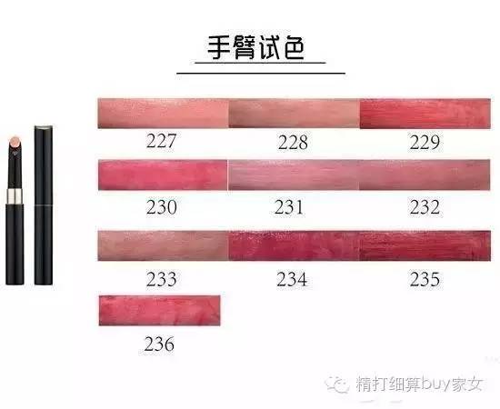 细管tf口红色号推荐,细管口红大作战