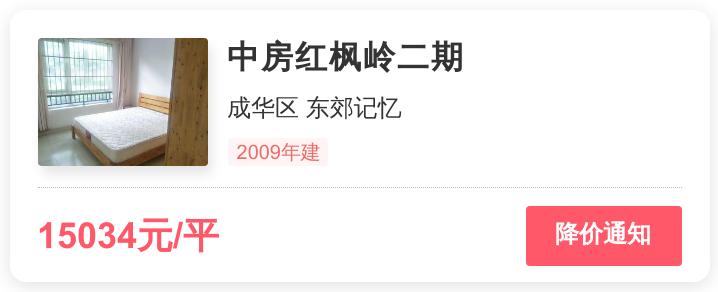 成华区中房红枫岭房价,成华区品质楼盘推荐