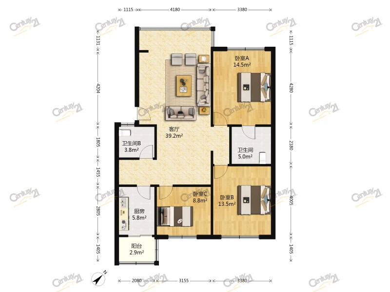 青羊区西城家园70平方米房子,成都西城家园房价