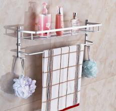 卫浴挂件不锈钢好还是太空铝好,浴室置物架不锈钢和太空铝哪个好