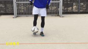 足球脚下频率过人技巧,初学者的足球花式动作