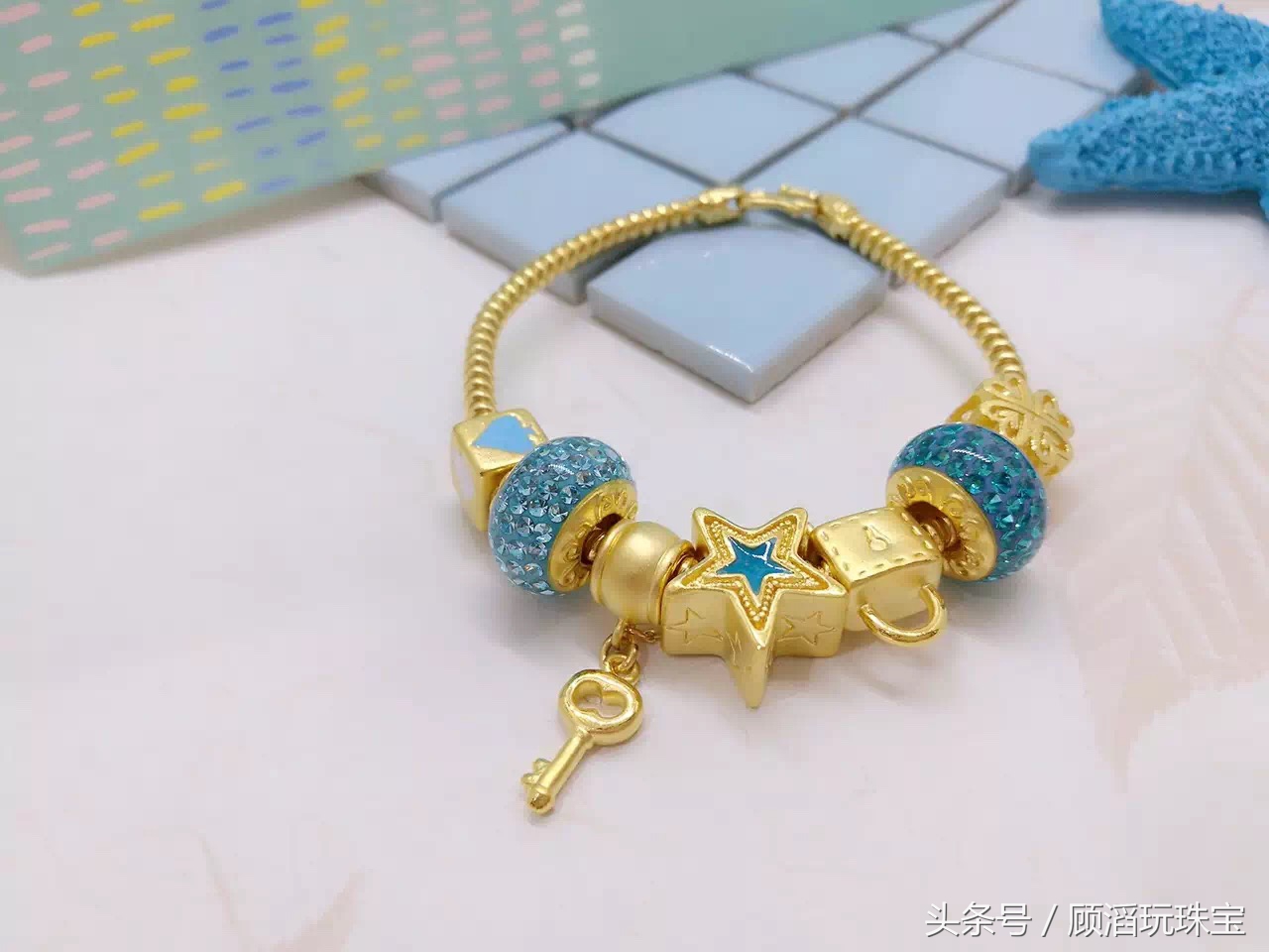 手工款黄金潘多拉手链,黄金款潘多拉手链结实么