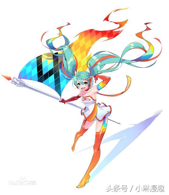 赛车初音2015赛车服手办,初音未来盛装出席手办