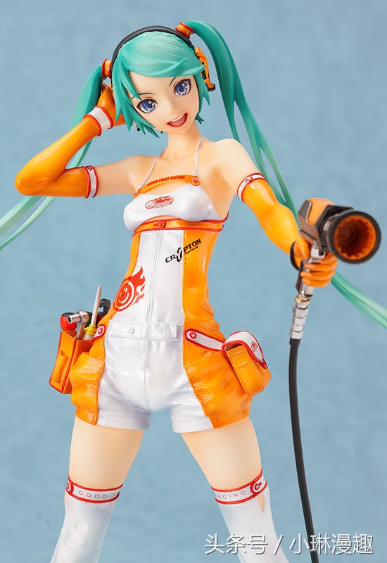 赛车初音2015赛车服手办,初音未来盛装出席手办