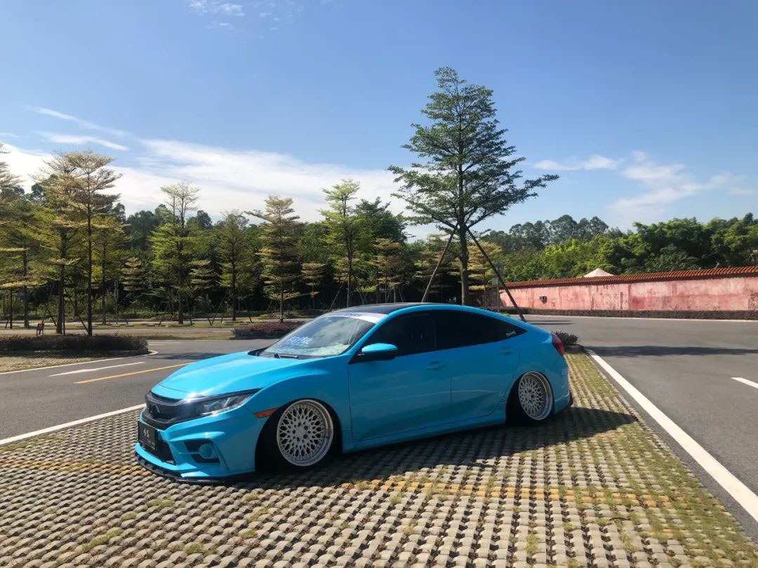 十代思域改装低趴姿态多少钱,十代思域改装案例姿态