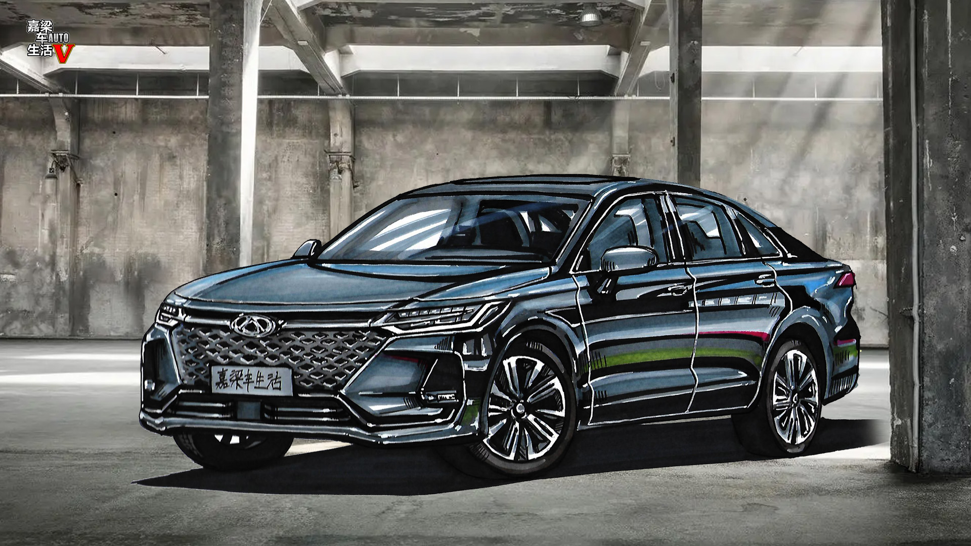 奇瑞m1e实车高清图再曝,奇瑞m1e发布与上市时间