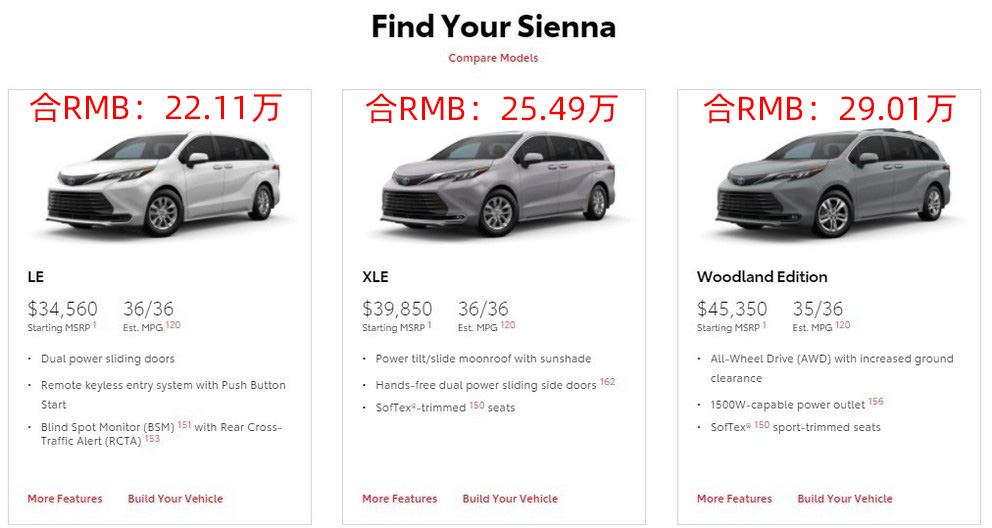 中美版本赛那对比价格差异大美版多媒体更好用中版电池更无忧