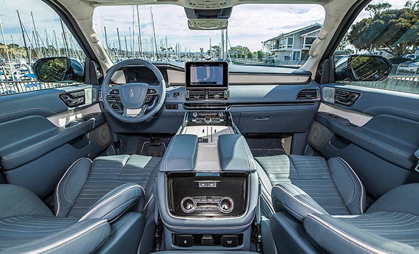 林肯领航员内饰改装效果图,林肯领航员极致灰