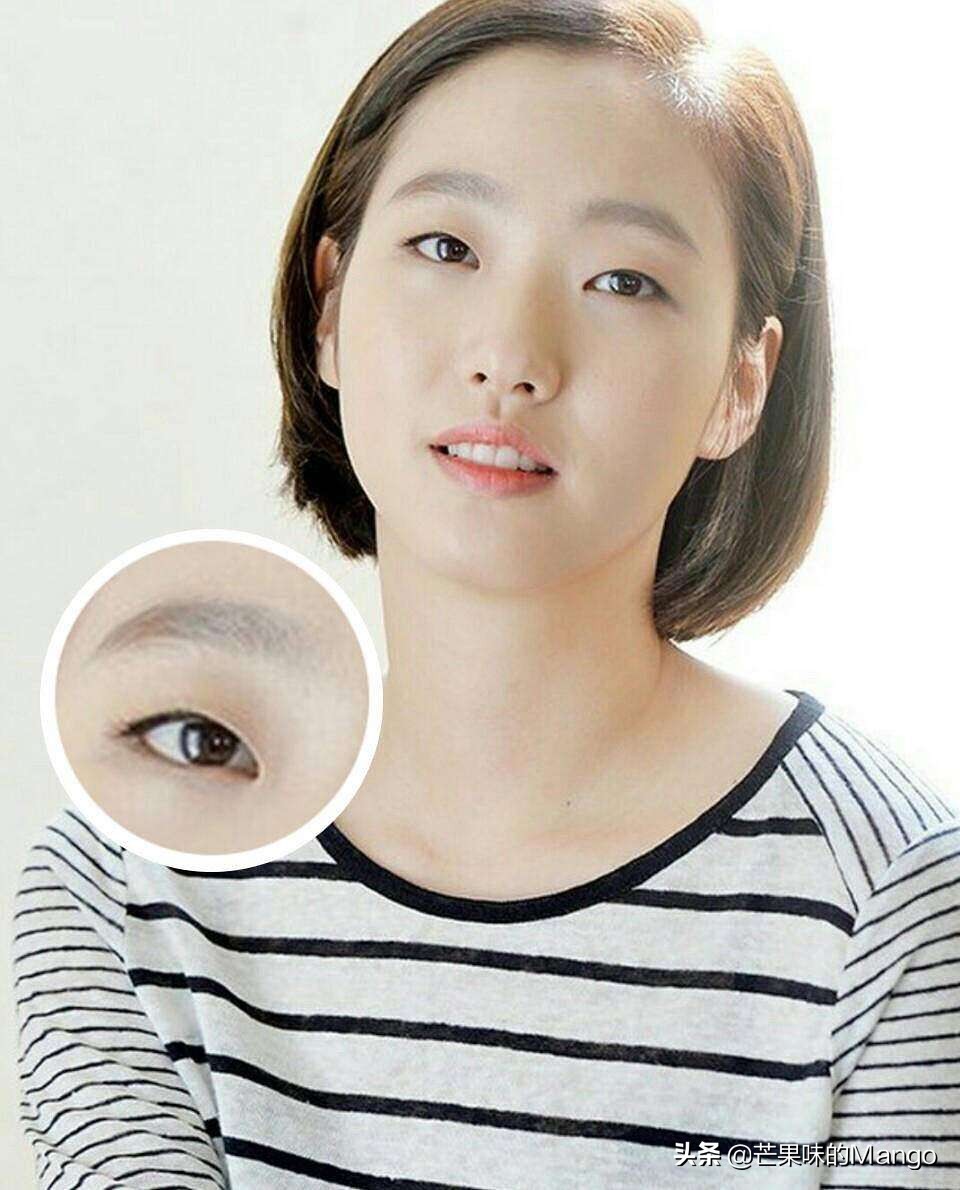 周冬雨单眼皮搭配,韩国单眼皮女明星眼妆金高银
