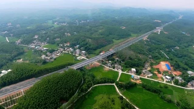 玉湛高速玉林段出入口,玉湛高速广西段通车时间