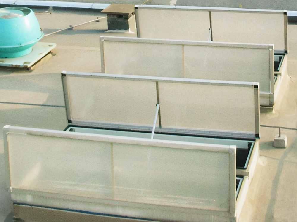 一字型电动采光排烟天窗原理,一字型电动采光排烟天窗工程