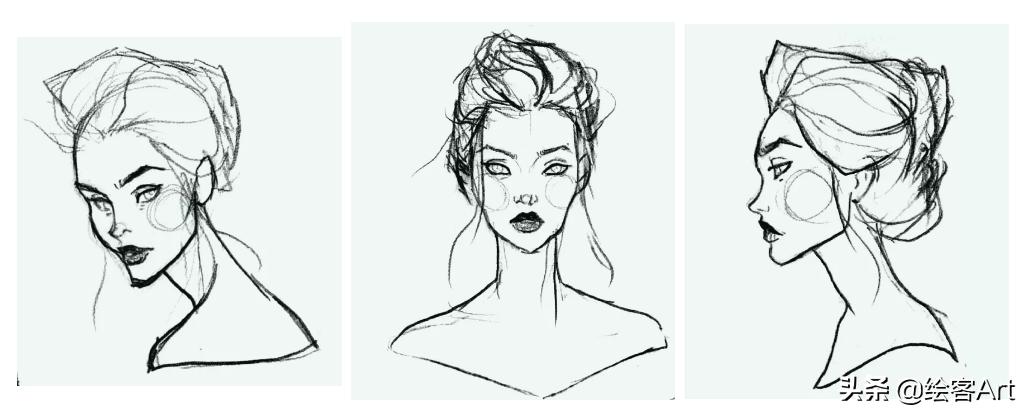 如何把立体图形画逼真,立体脸部画教程简单