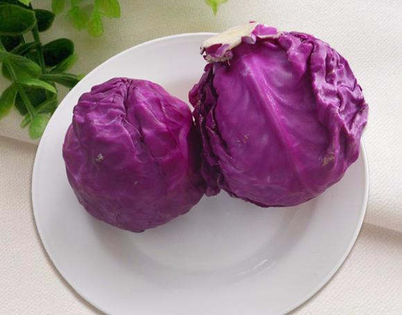 紫甘蓝蒸多长时间可凉拌吃,紫甘蓝烫熟凉拌