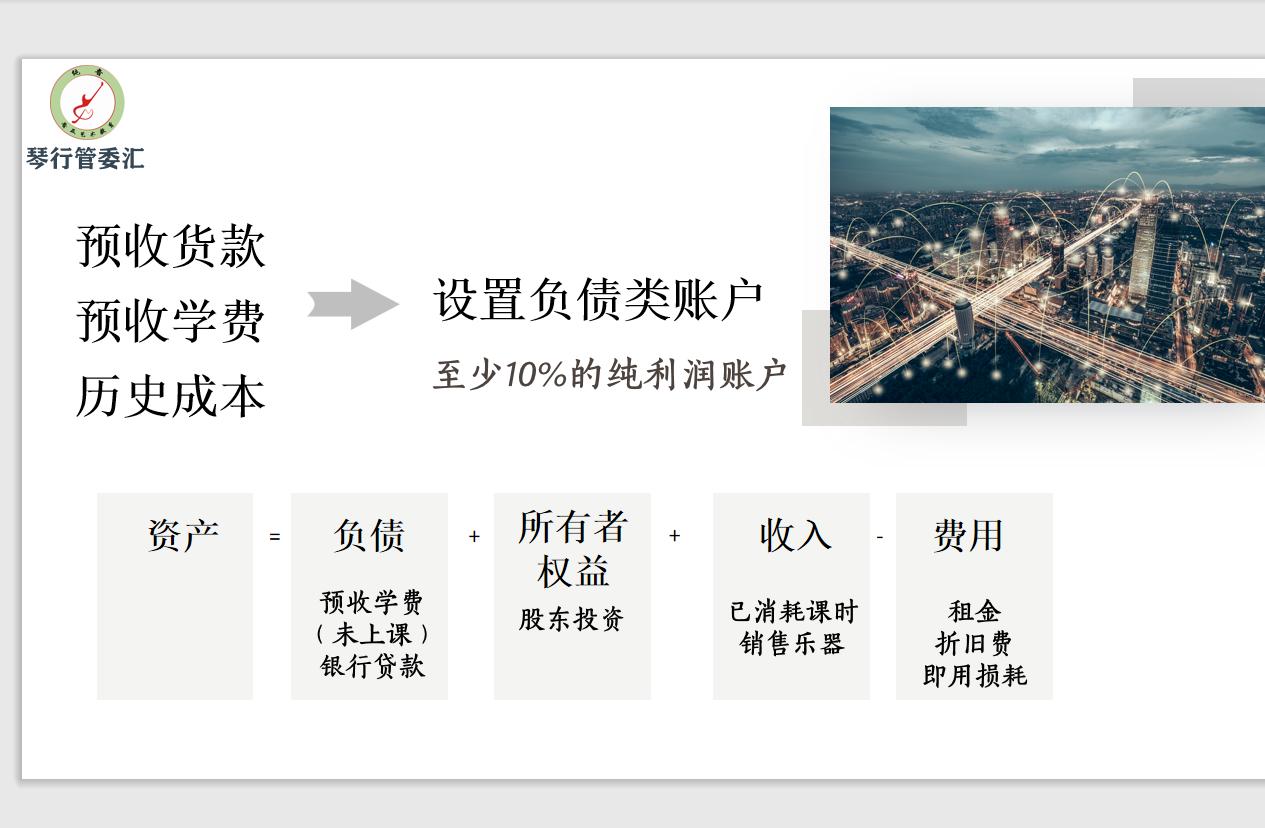 琴行财务软件,琴行会计工作