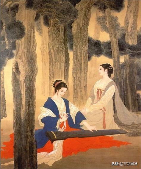 中国古典百美诗画（上）：一位佳丽一首古诗，可谓赏心悦目，收藏