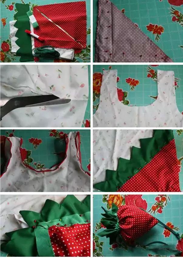 旧衣服环保购物袋手工制作幼儿园,旧衣改造手工购物袋