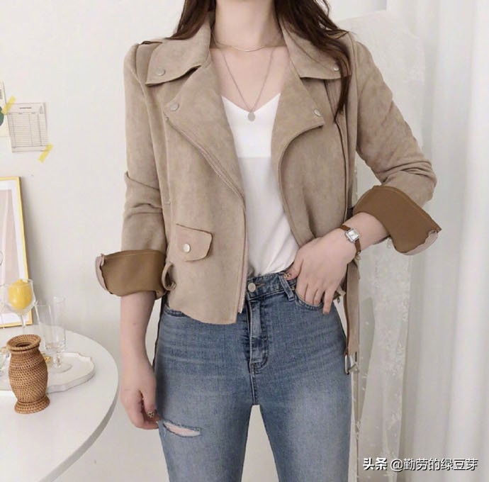 早秋气质复古穿搭一整套秋装,早秋气质秋装白色内搭