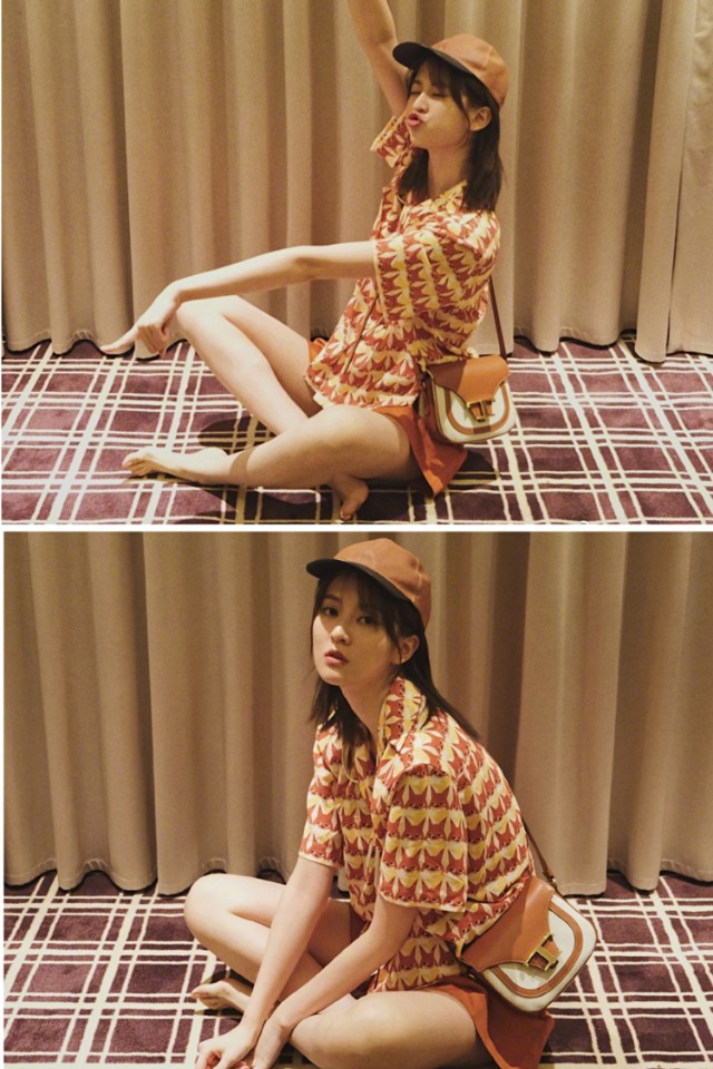 乔欣可盐可甜太可爱了,乔欣日常穿搭裙