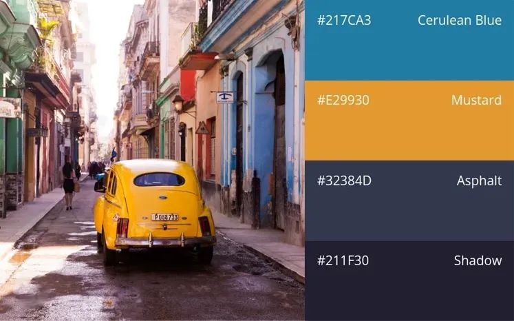 100种颜色组合及如何应用（三、旅行篇）