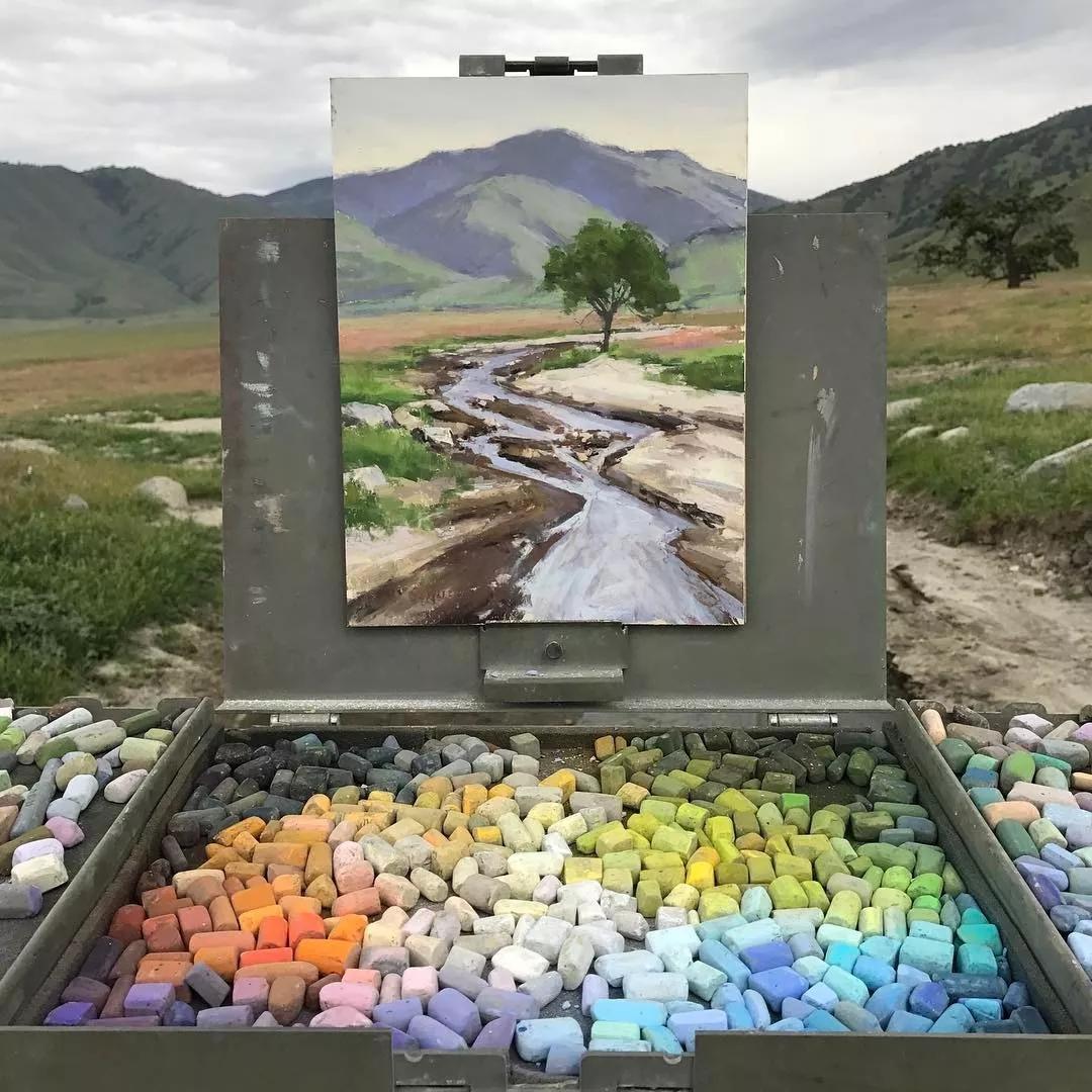 简单又好画的风景写生,最真实的写生画